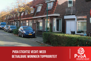 PvdA Stichtse Vecht: meer betaalbare woningen topprioriteit